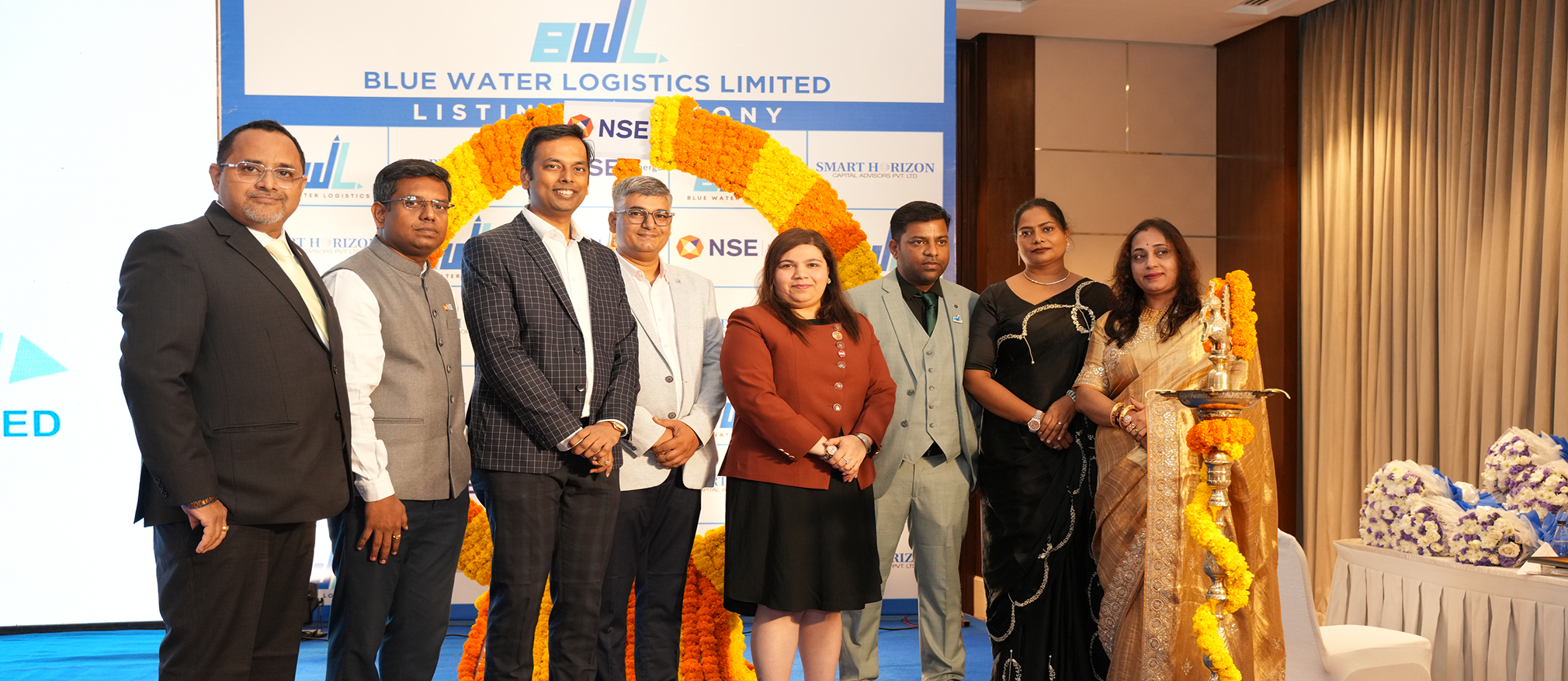Listed Blue Water Logistics on NSE