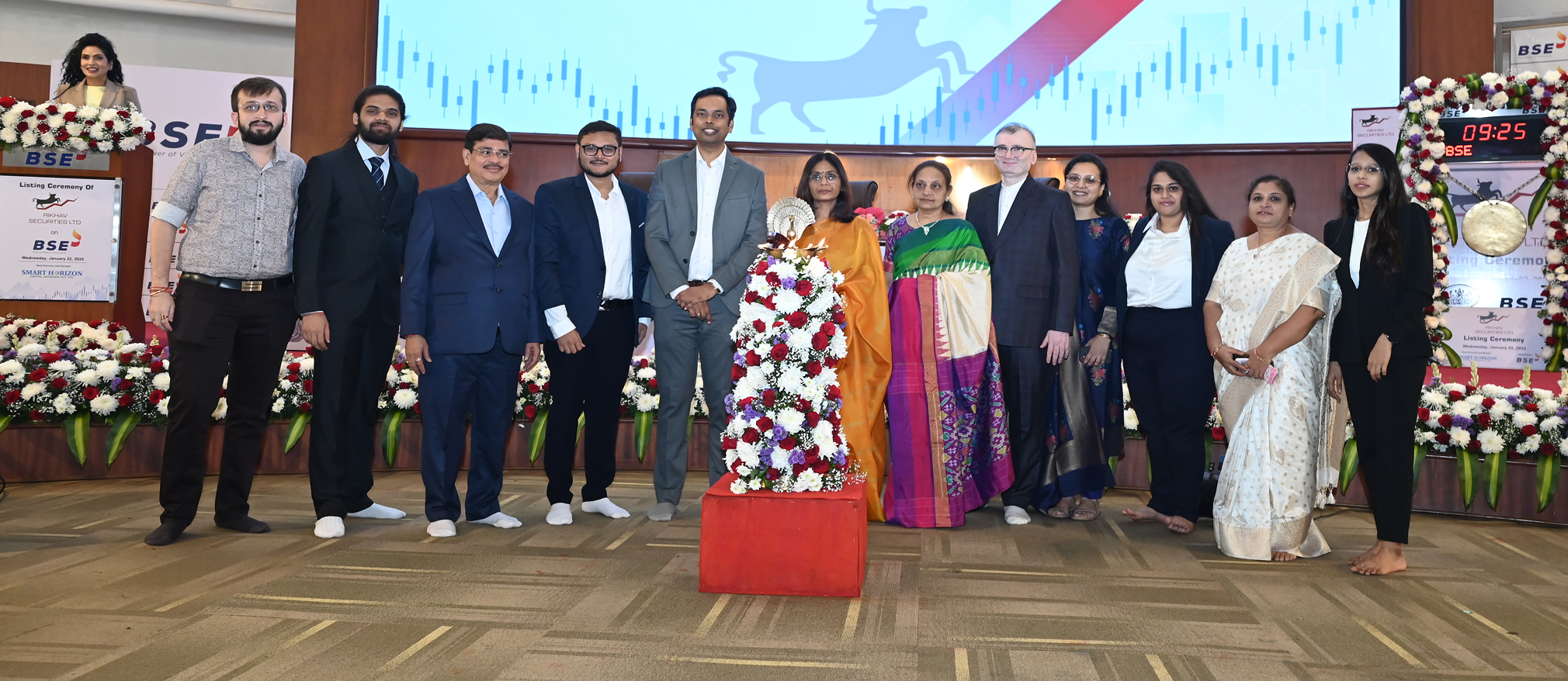 Listed Rikhav Securities Ltd on BSE SME platform