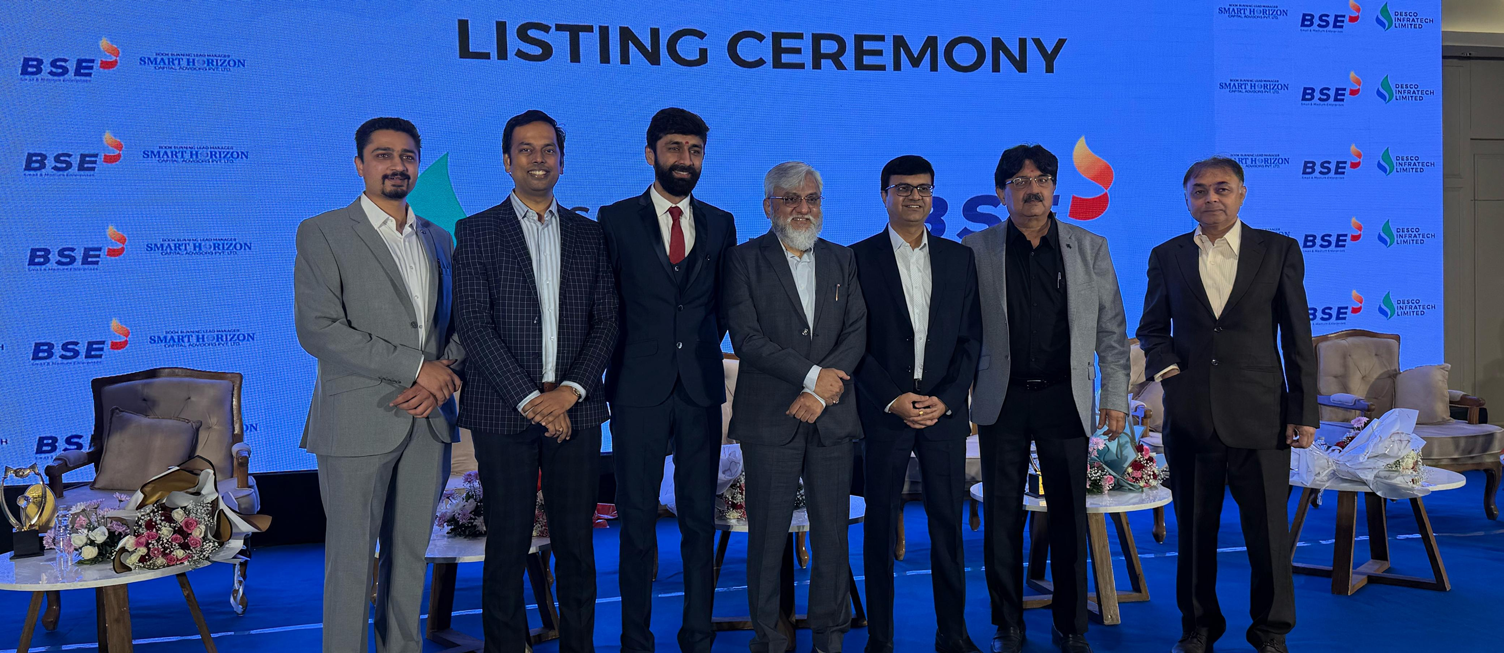 Listed Desco Infratech Limited IPO on BSE India