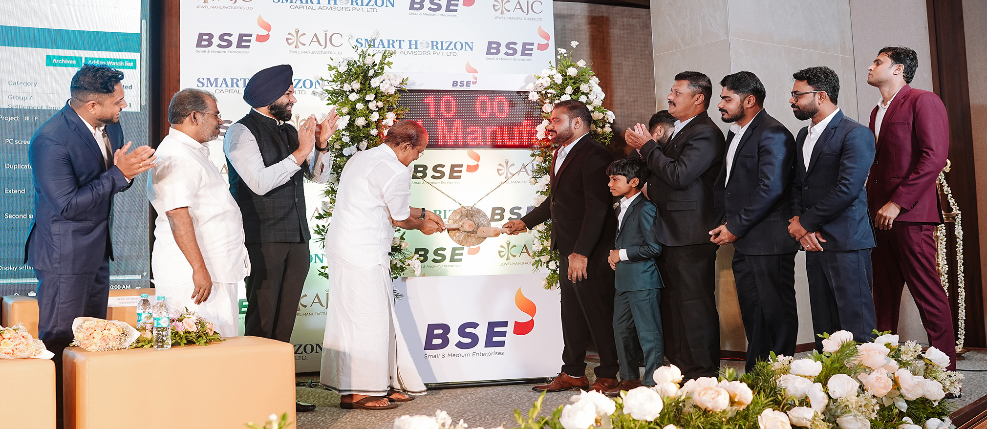 Listed AJC Jewel Manufactures Ltd on BSE SME
