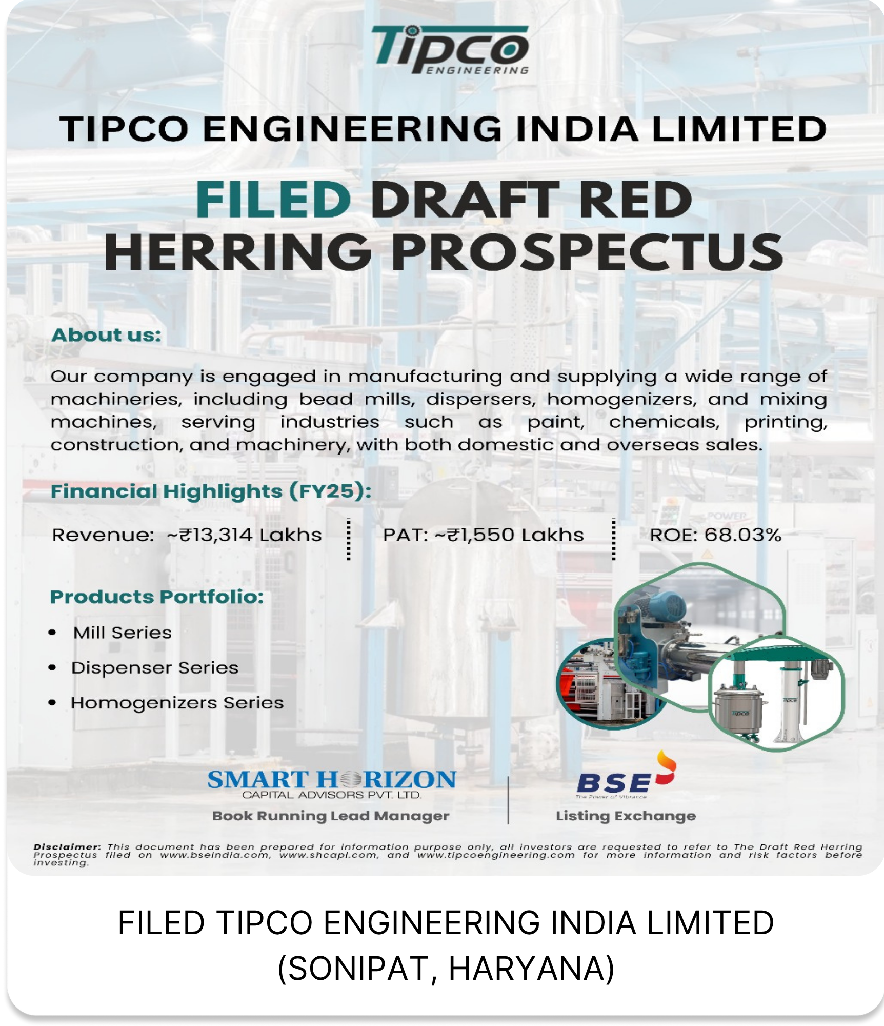 Tipco Engineering India Limited